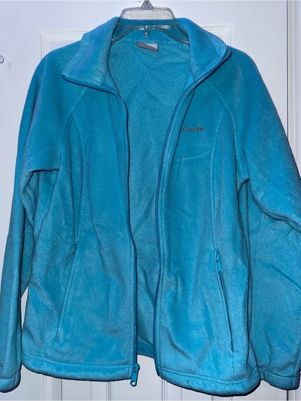 Columbia Women's Teal Full‑Zip Fleece Jacket